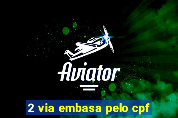 2 via embasa pelo cpf